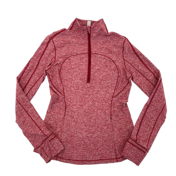 Lululemon Half Zip Top 6 Red - Picture 12 of 16